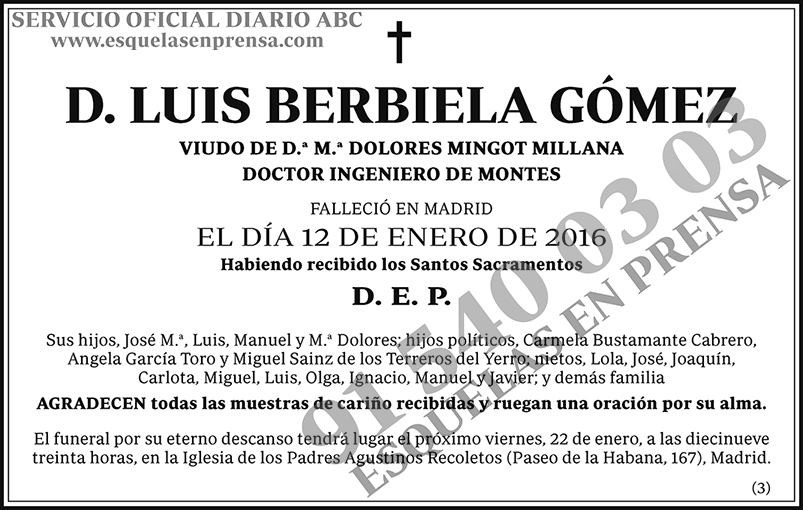 Luis Berbiela Gómez